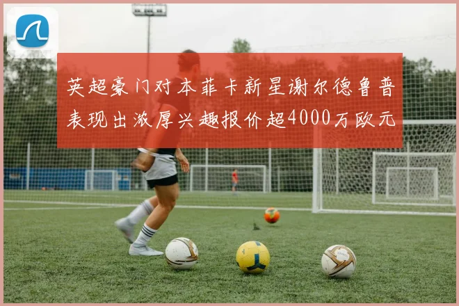 英超豪门对本菲卡新星谢尔德鲁普表现出浓厚兴趣报价超4000万欧元可行